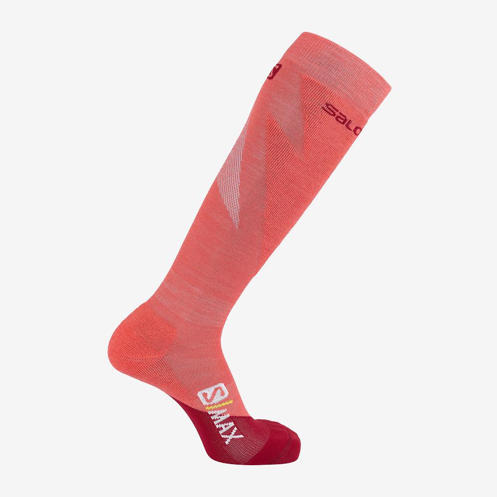 SALOMON S MAX W Philippines - Women's Socks - Pink | 104286-EYG